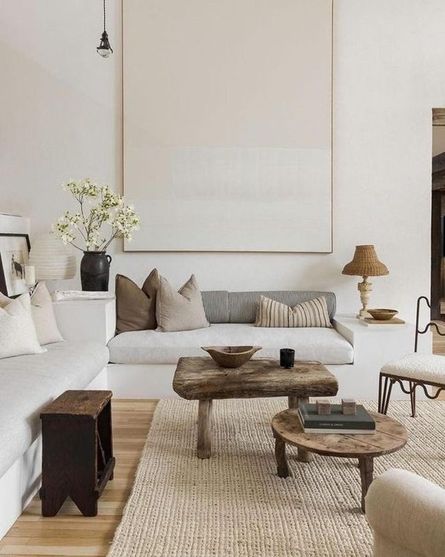 Neutral Corner Sofa Living Room