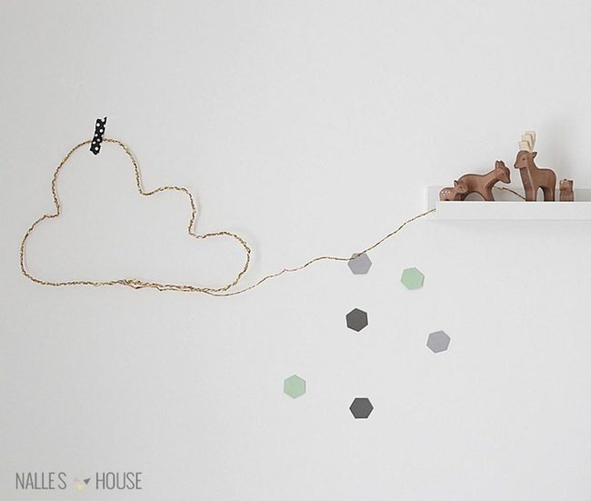 Pastel Clouds And Wooden Creatures