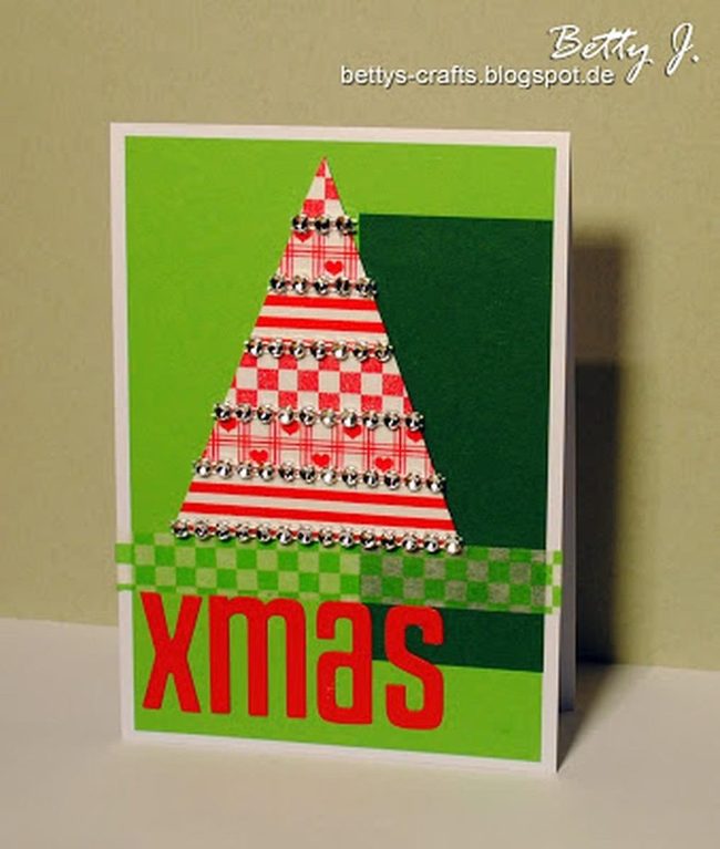 Red Checkered Fabric Christmas Trees