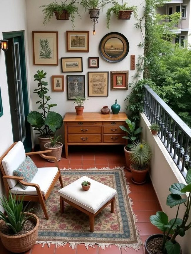 Second-Hand Furniture Budget Balcony Solutions