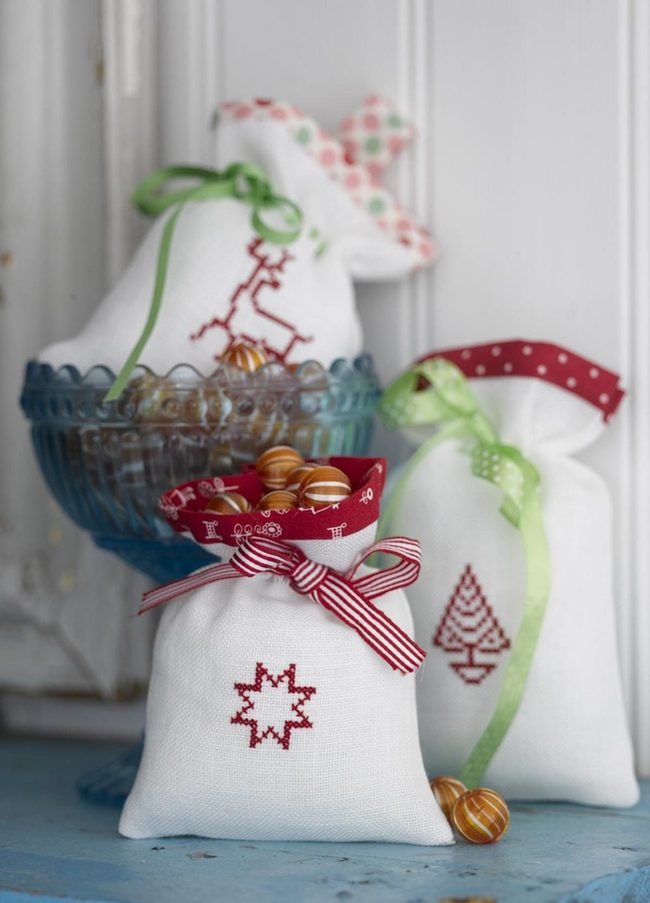 Red And Green Candy Bags
