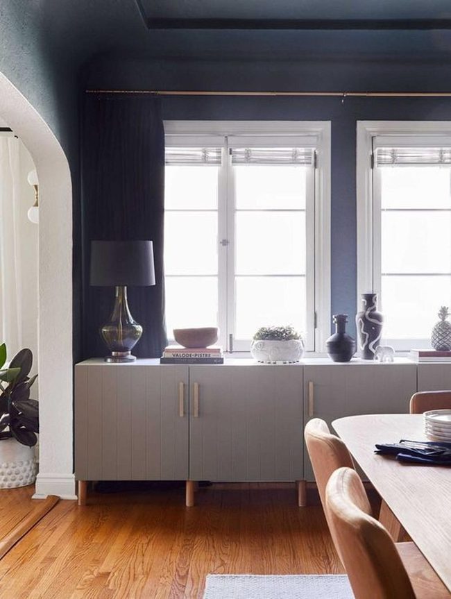 Sunlit Dining With Dark Frame