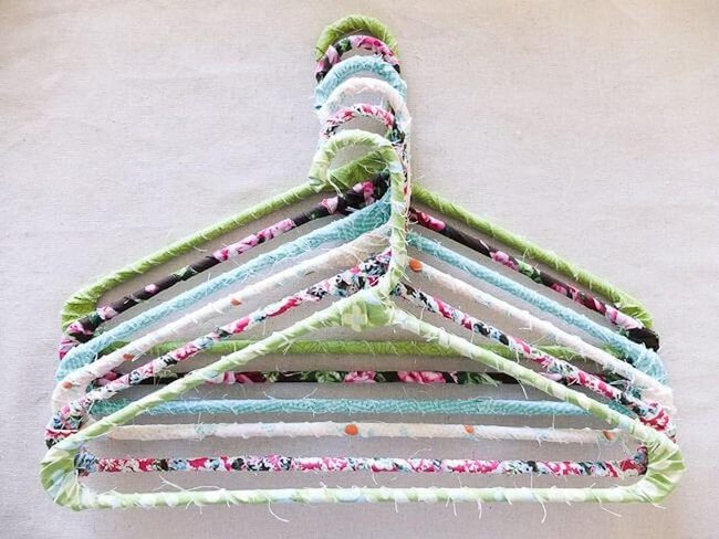 Floral Fabric Closet Grip