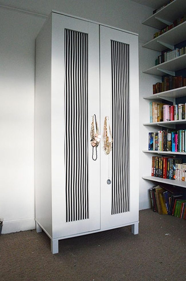 Black Striped Cabinet Retreat