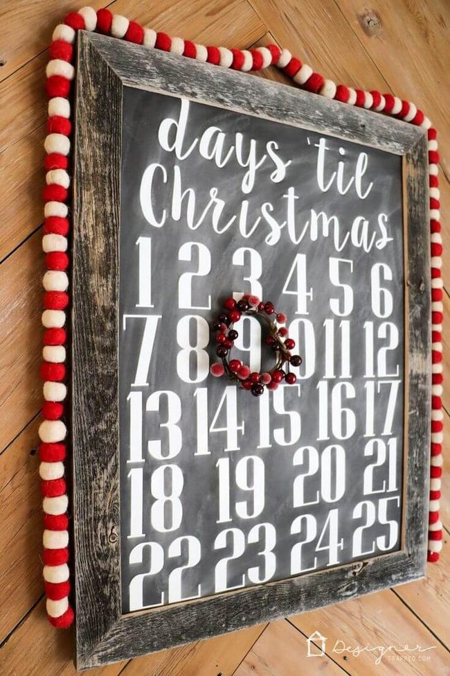 Dollar Store Advent Calendar