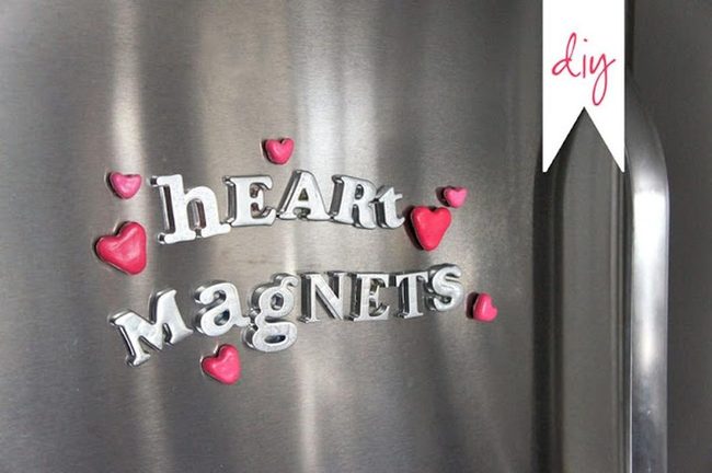 Silver Letters Red Hearts