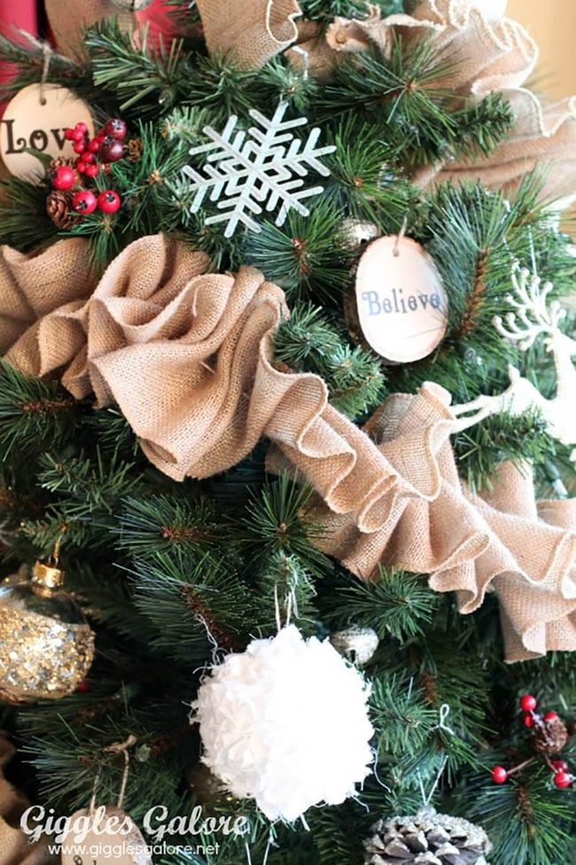 Burlap Layers Elevate Tree