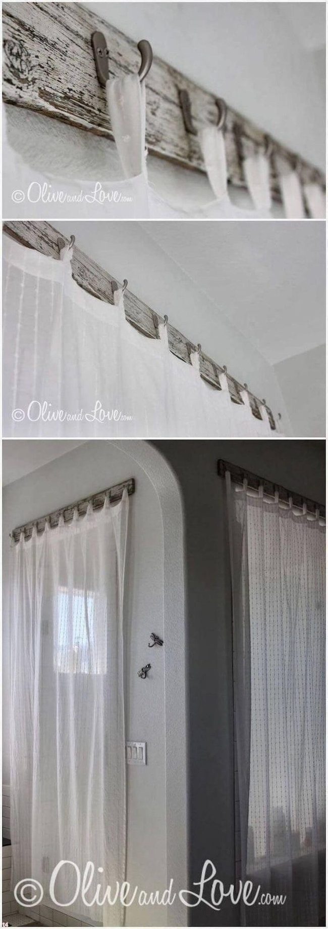 Natural Wood Curtain Rods
