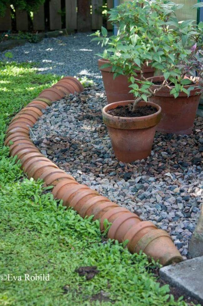 Terracotta Fragments Garden Border