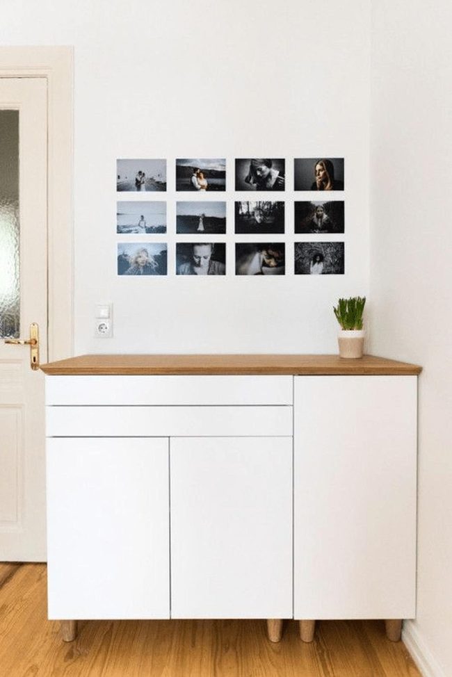 Shadow-Cast Minimalism With Wood Tones