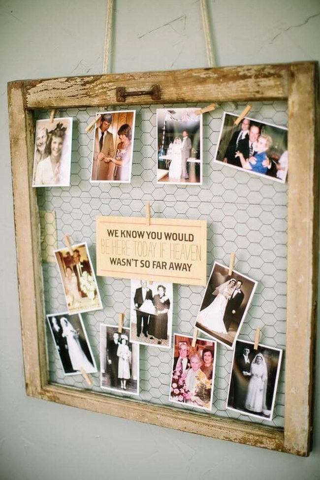 Black Frame Memory Wall