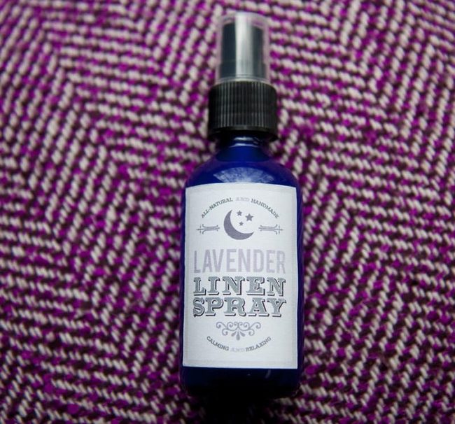 Lavender Mist Blue Bottles
