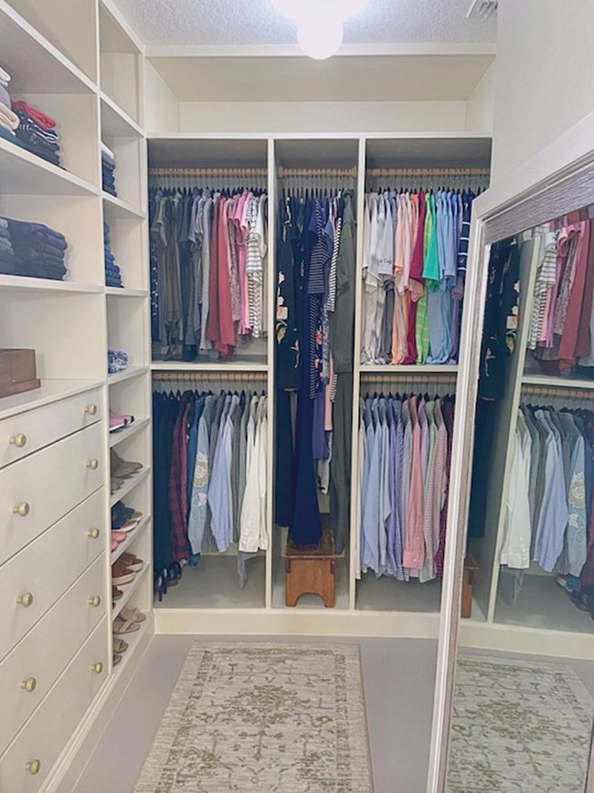 Gold Knob Ikea Closet Upgrade