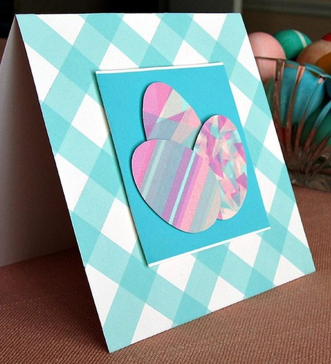 Pastel Striped Eggs Blue