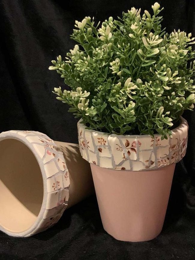 Broken China Garden Vessels