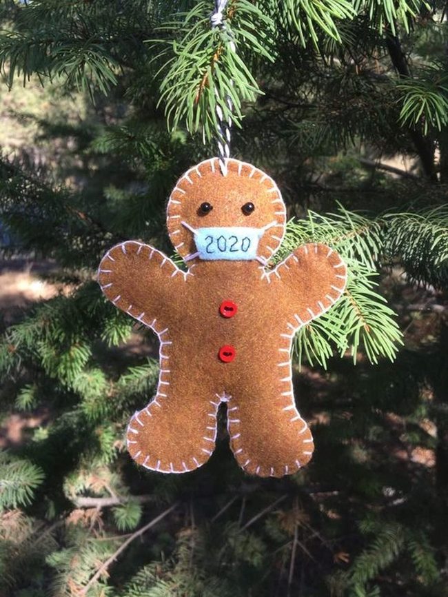 Felt Gingerbread With Tiny Mask