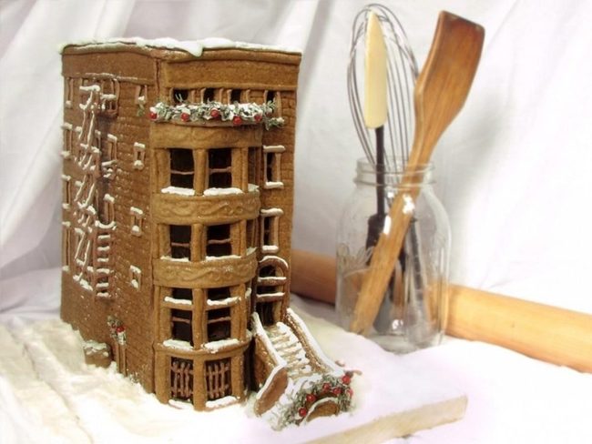 Frosted Cookie Architecture In Brown