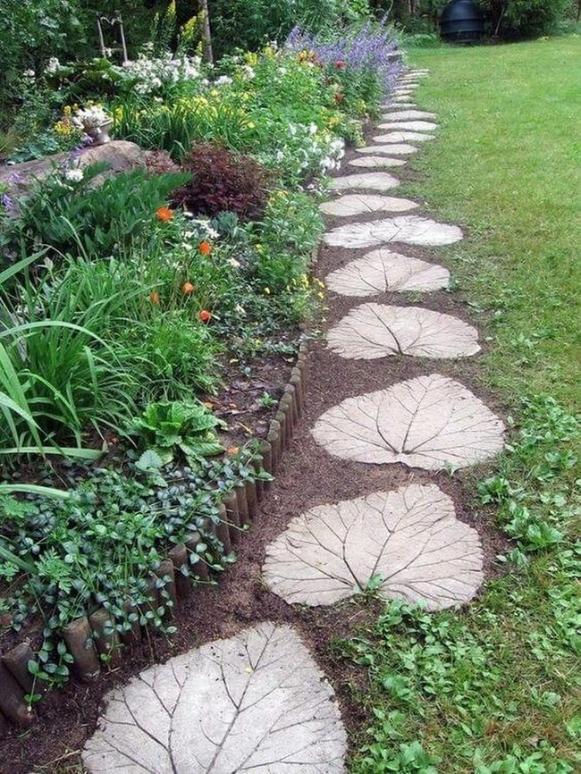 Leaf Stone Garden Path