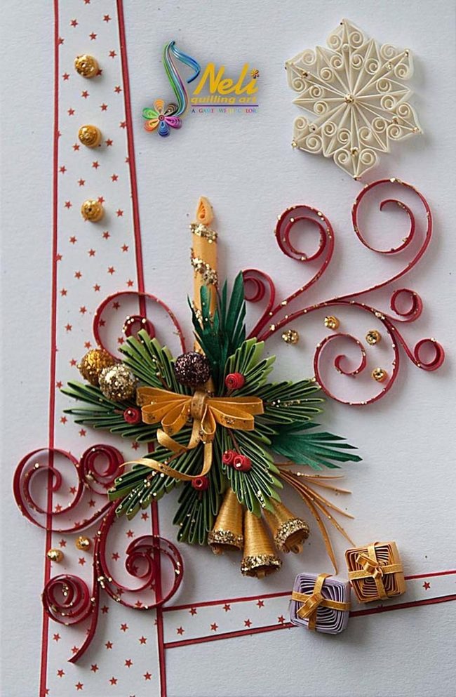 Red Gold Festive Handmade