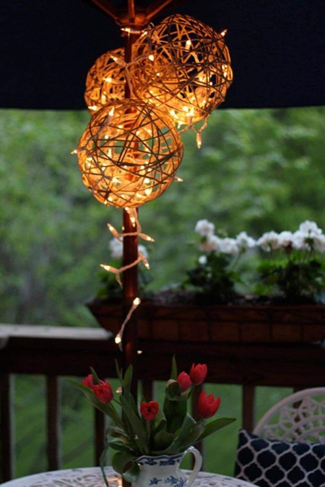 Glowing Twine Balloon Elegance