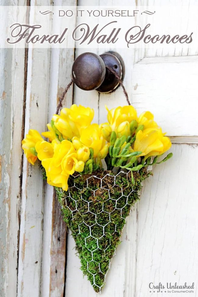 Chicken Wire Industrial Wall Lights