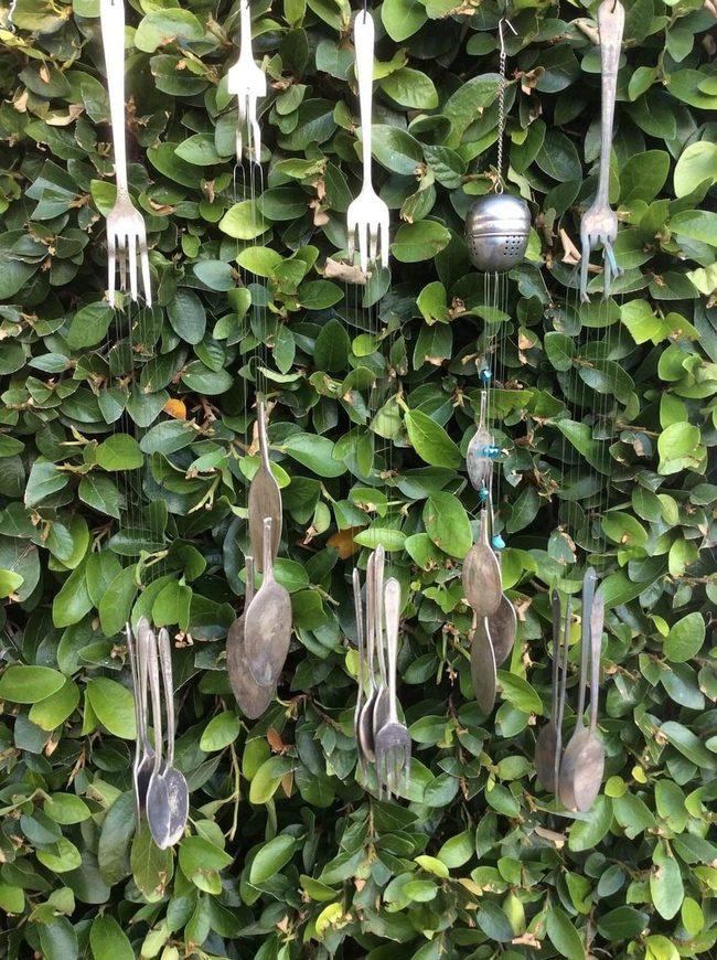 Salvaged Silverware Wind Chimes