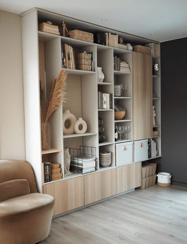 Mixed Height Shelving System