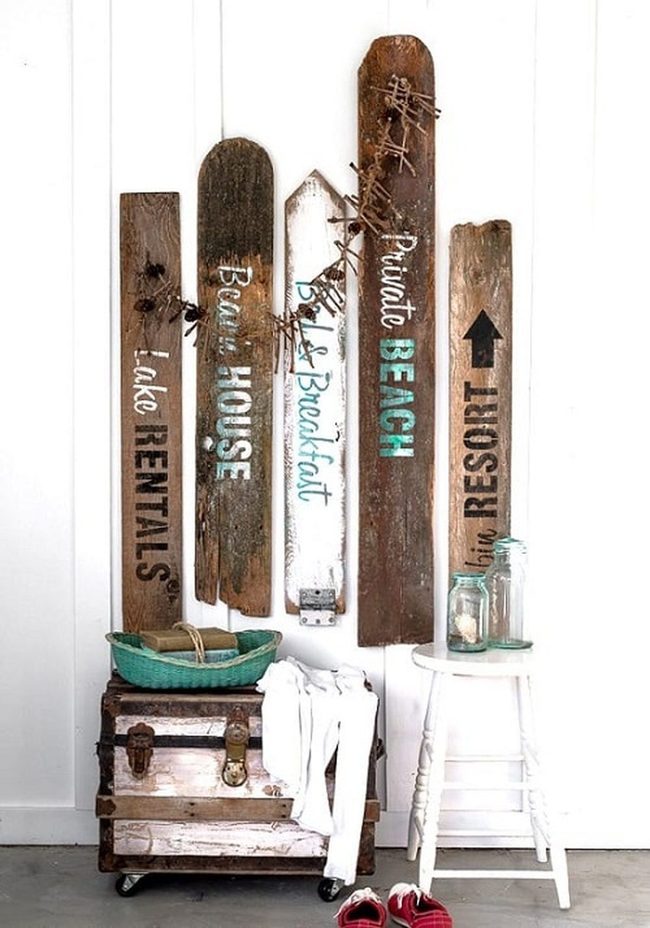 Aged Wood Memory Markers
