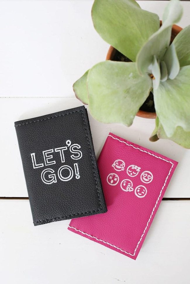 Black Pink Emoji Wallet