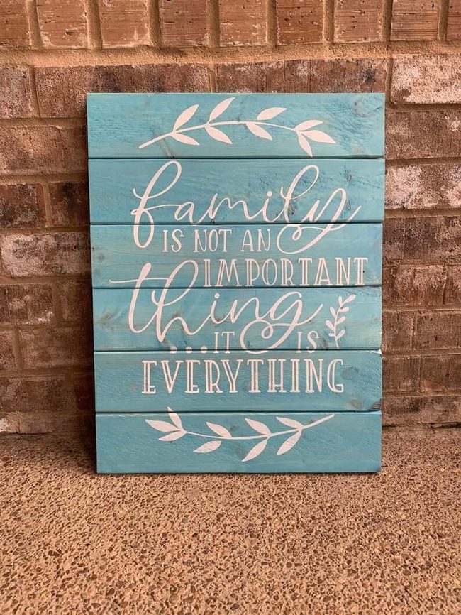 Blue Wood Family Sentiment