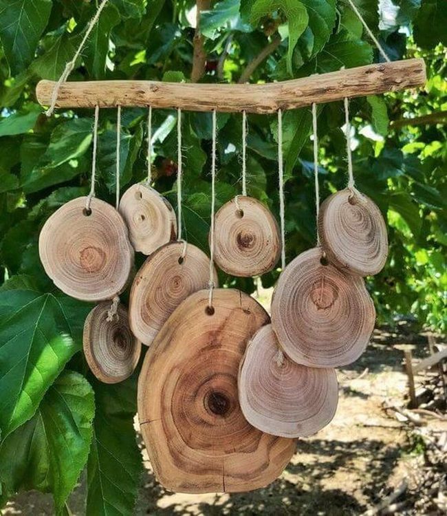 Natural Wood Wind Chimes
