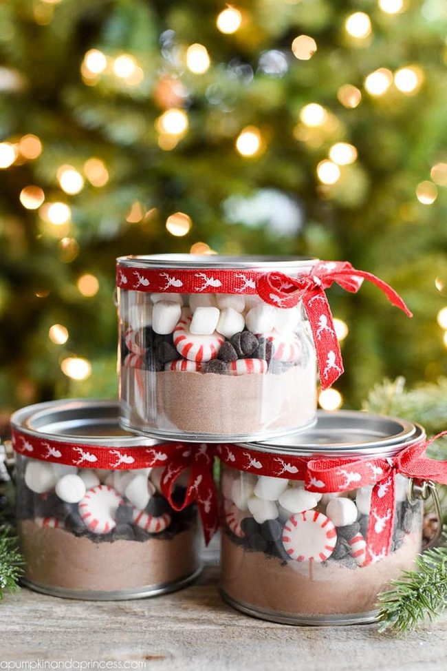 Layered Cocoa Jar Gifts