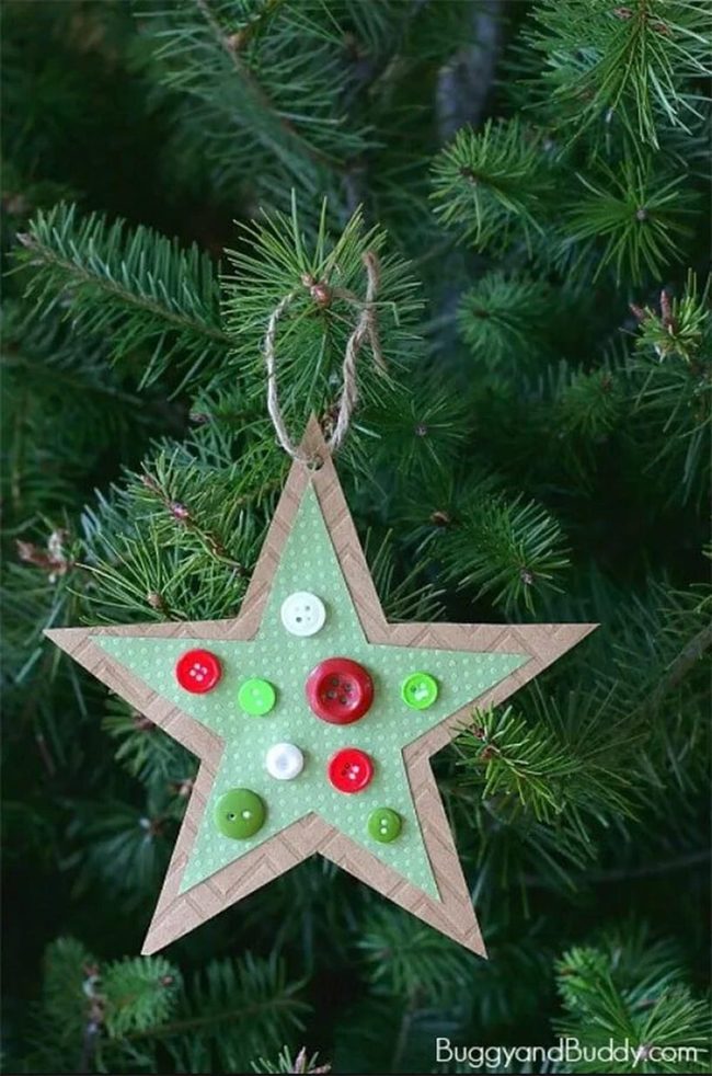 Brown Corduroy Bear Ornaments