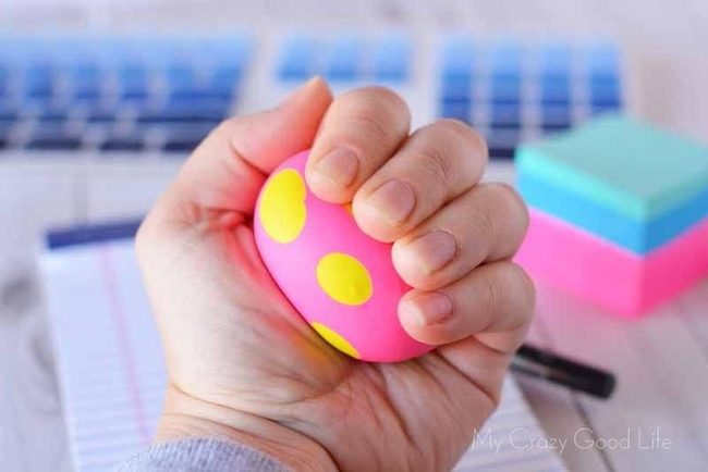Cheerful Palm-Sized Anxiety Relief