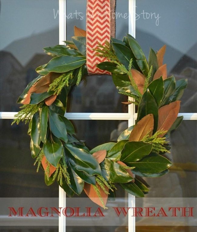 Magnolia Wreath Green Elegance