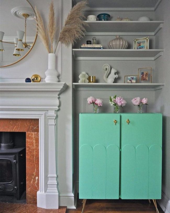 Mint Green Options With Brass Hardware