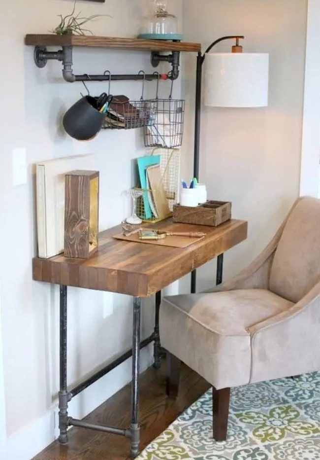 Raw Wood Industrial Workspace
