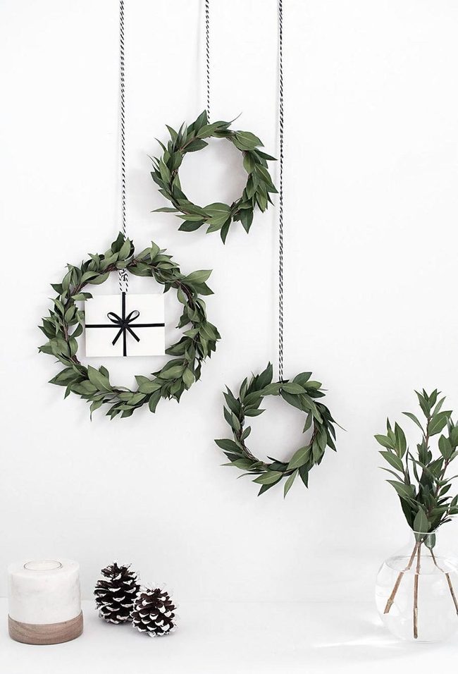 Green Wreaths Natural Minimalism
