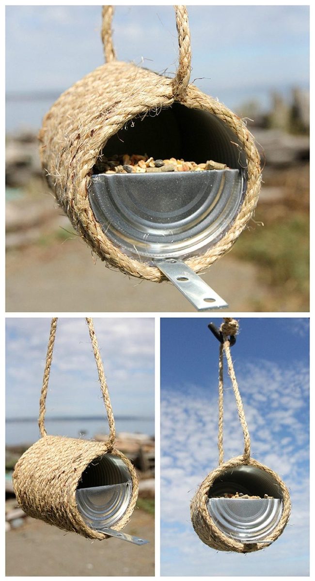 Metal Rope Bird Feeder