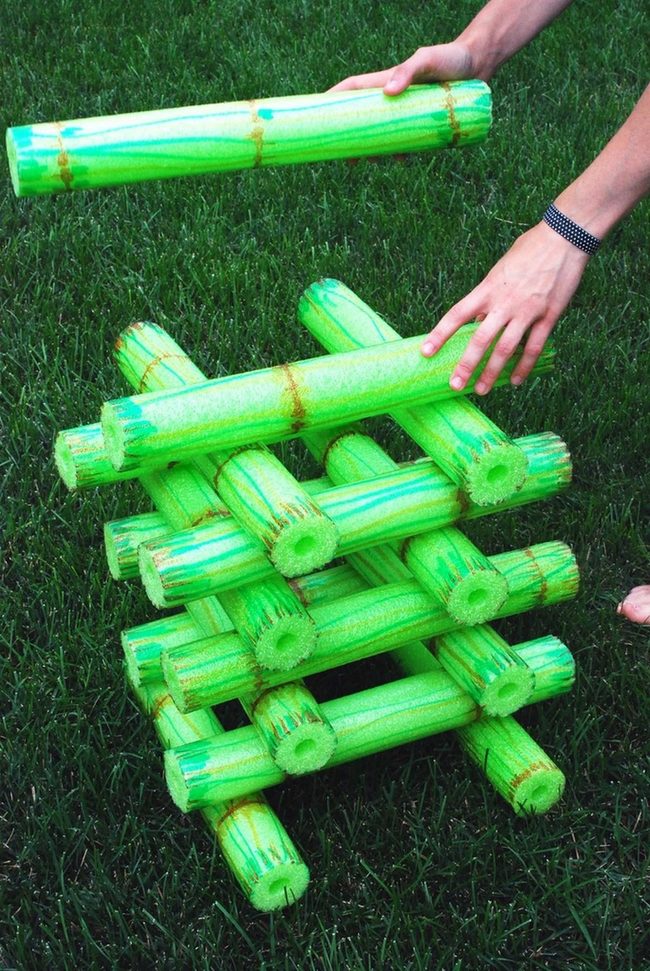 Lime Green Noodle Tower