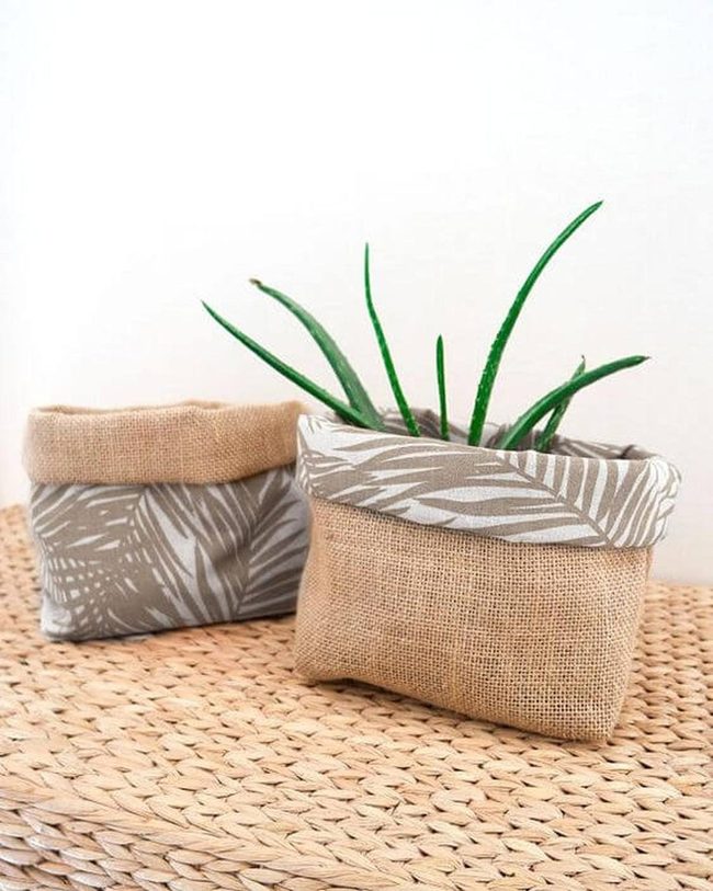 Fabric Planters Layer Greenery