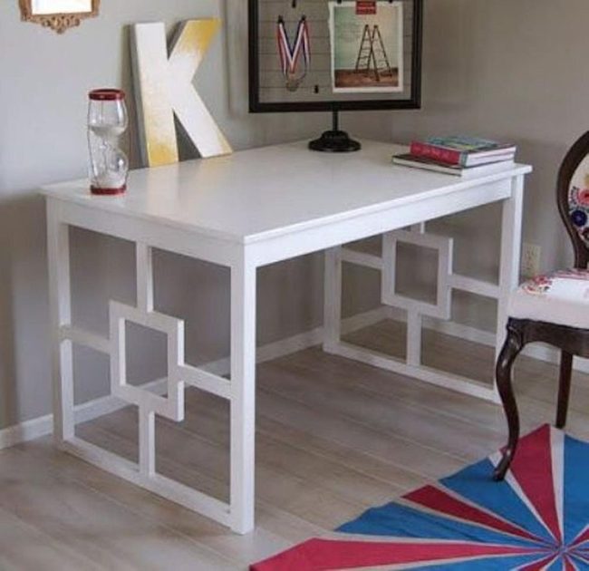 White Geometry Modern Office