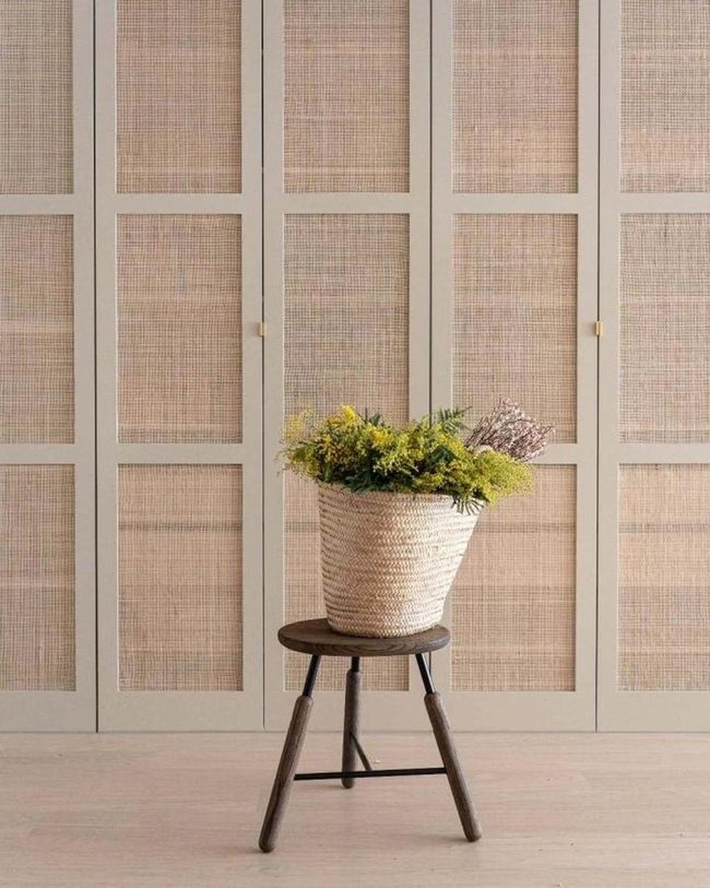 Woven Cane Wardrobe Upgrade