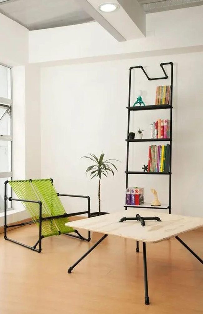 Bright Green Rope Chair Statement