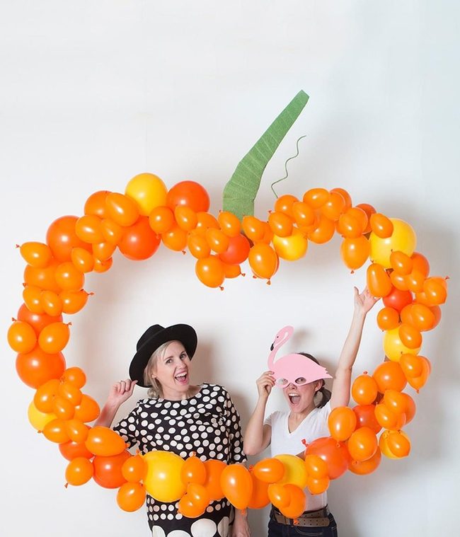 Giant Orange Balloon Pumpkin