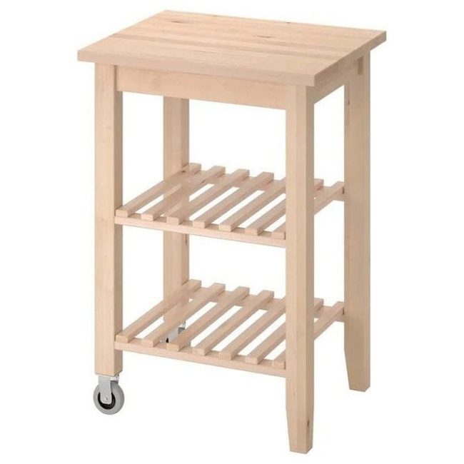 Grey Marble Kitchen Trolley Transformation