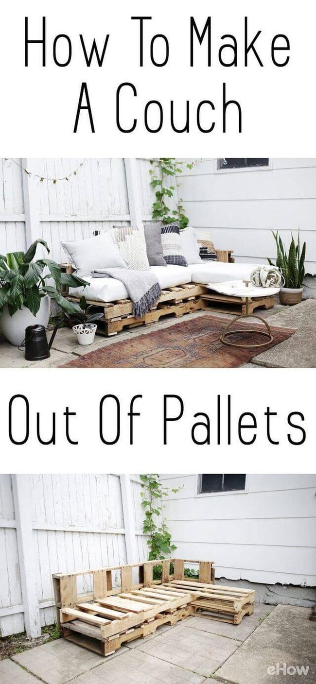Diy Pallet Seating In Bright Colors