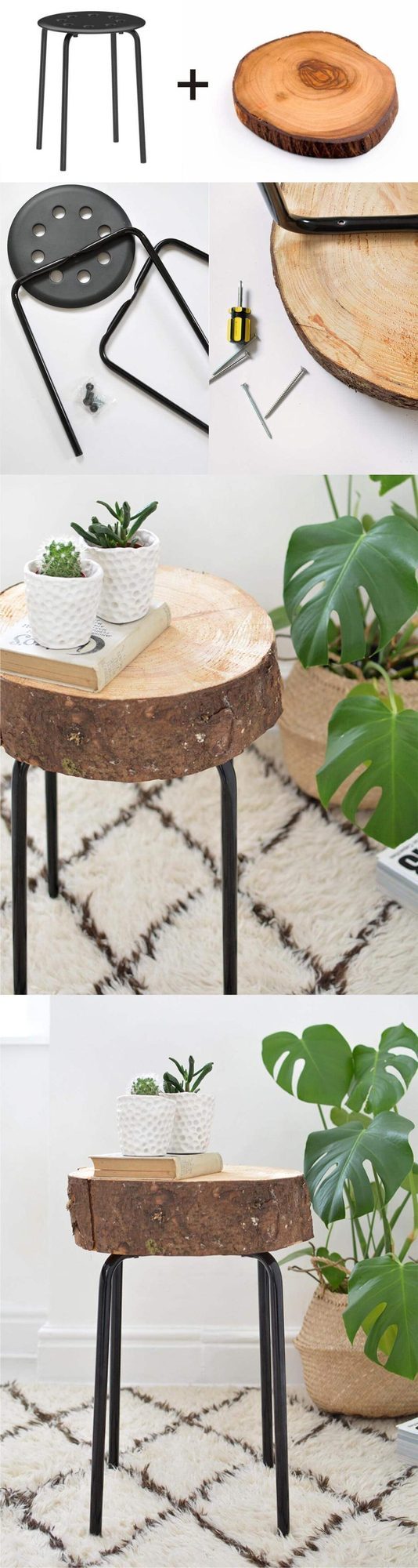 Weathered Wood Green Planter