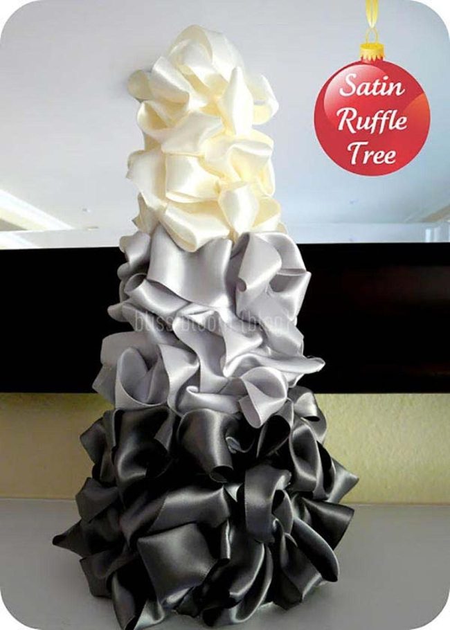 Satin Ribbon Tree Shimmer