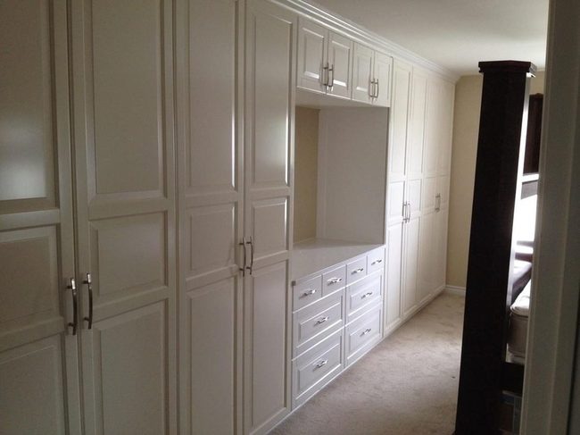 Floor-To-Ceiling White Storage Statement